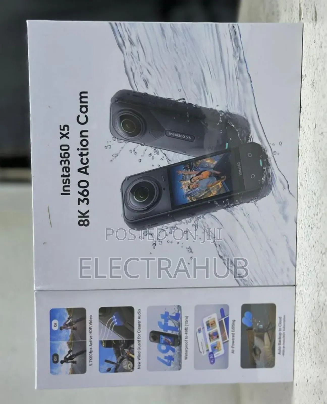 Insta360 X5 Action Cam Brand New Sealed