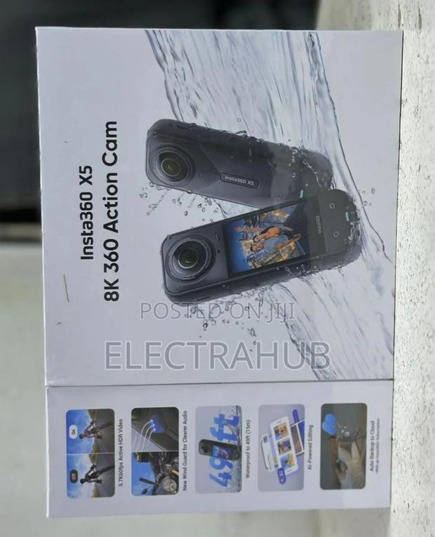 Insta360 X5 Action Cam Brand New Sealed - thumbnail 2