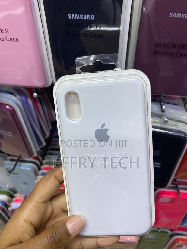 Vooii for iPhone X/Xs Soft Silicone Gel Rubber Case-White - thumbnail 2