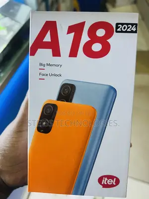 New Itel A18 32 GB Black