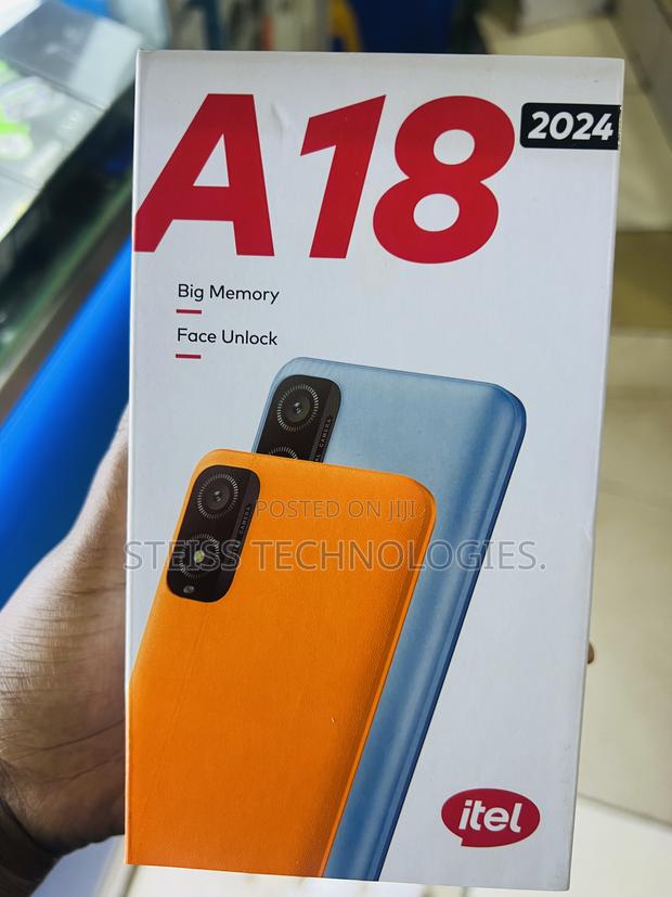 New Itel A18 32 GB Black - thumbnail 2