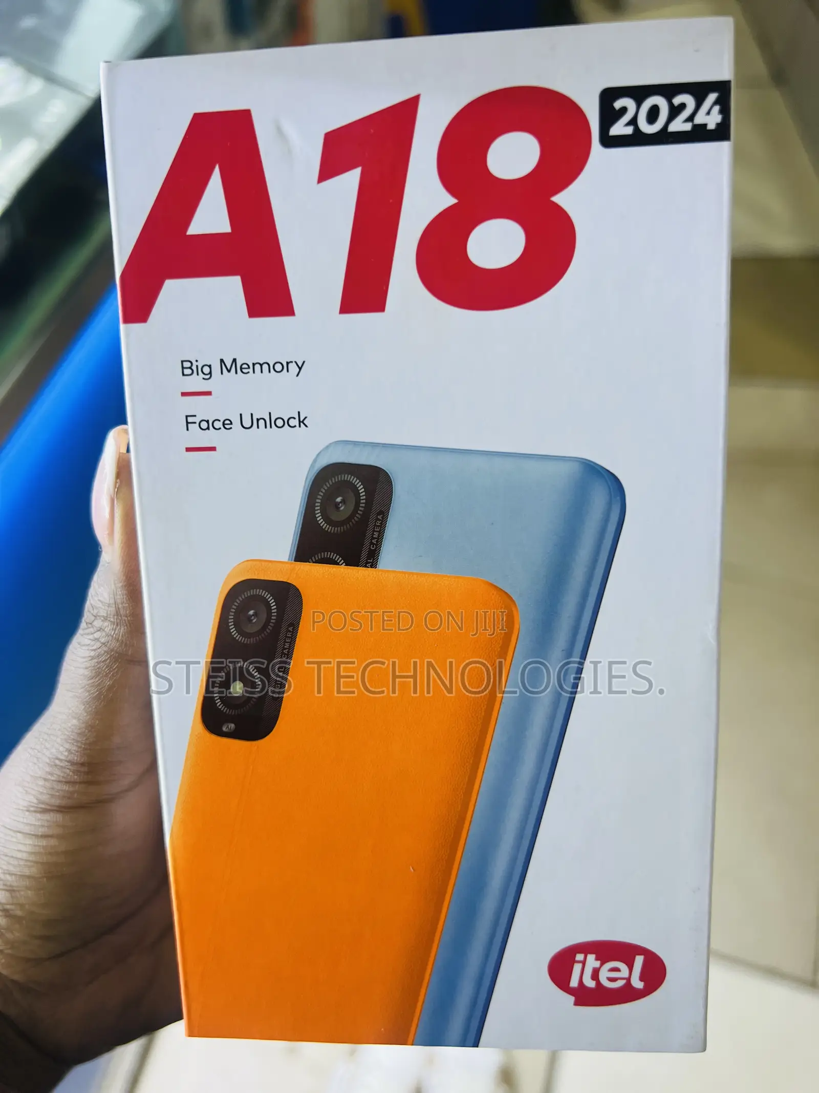 New Itel A18 32 GB Black