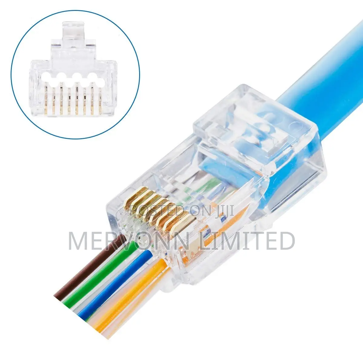 Pass Through Rj45 Module Pack of 100