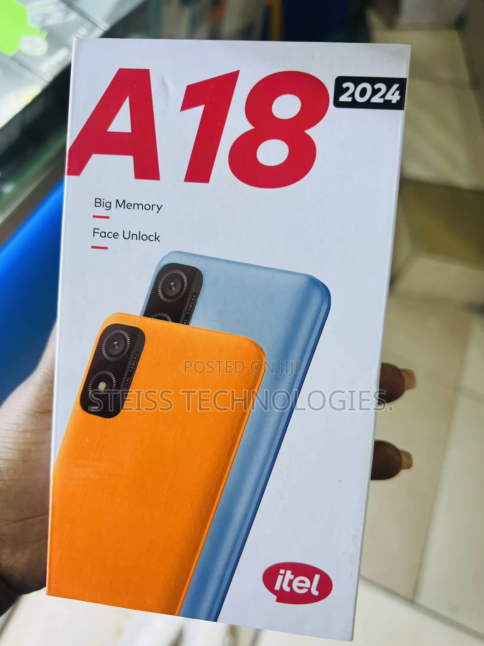 New Itel A18 32 GB Black