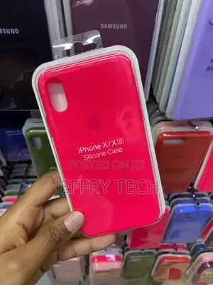 Otofly iPhone Xs Case/iPhone X Liquid Silicone Case-Hot Pink