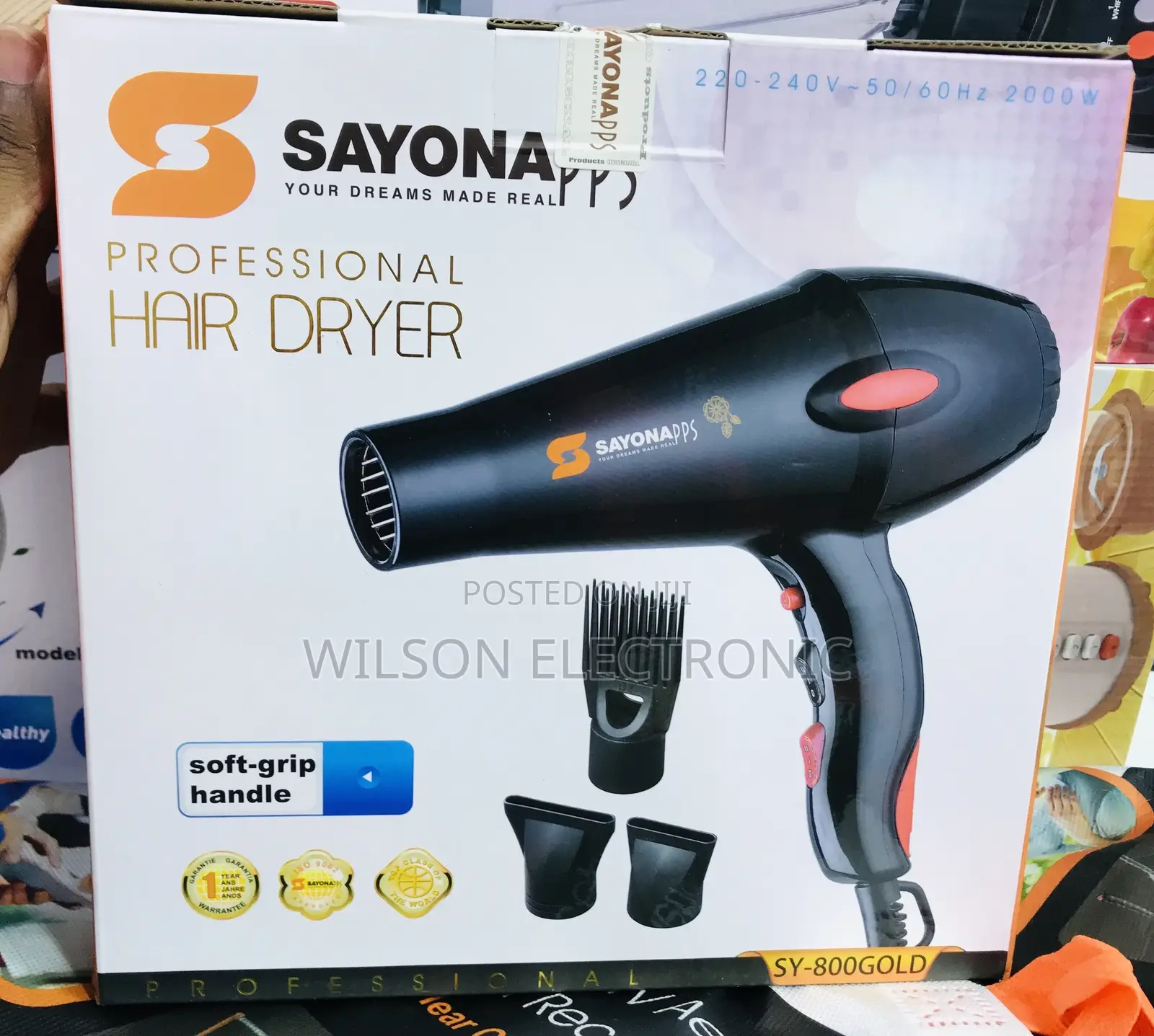 Sayona Hair Dryer.