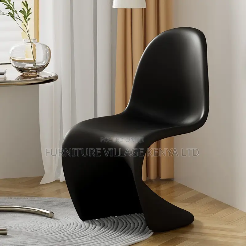 Dining Chair:Office Trendy Plastic Reception Visitor Seating