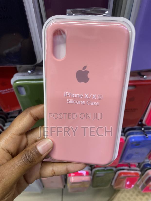 Oakxco for iPhone X/Xs Liquid Silicone Case -Baby Pink