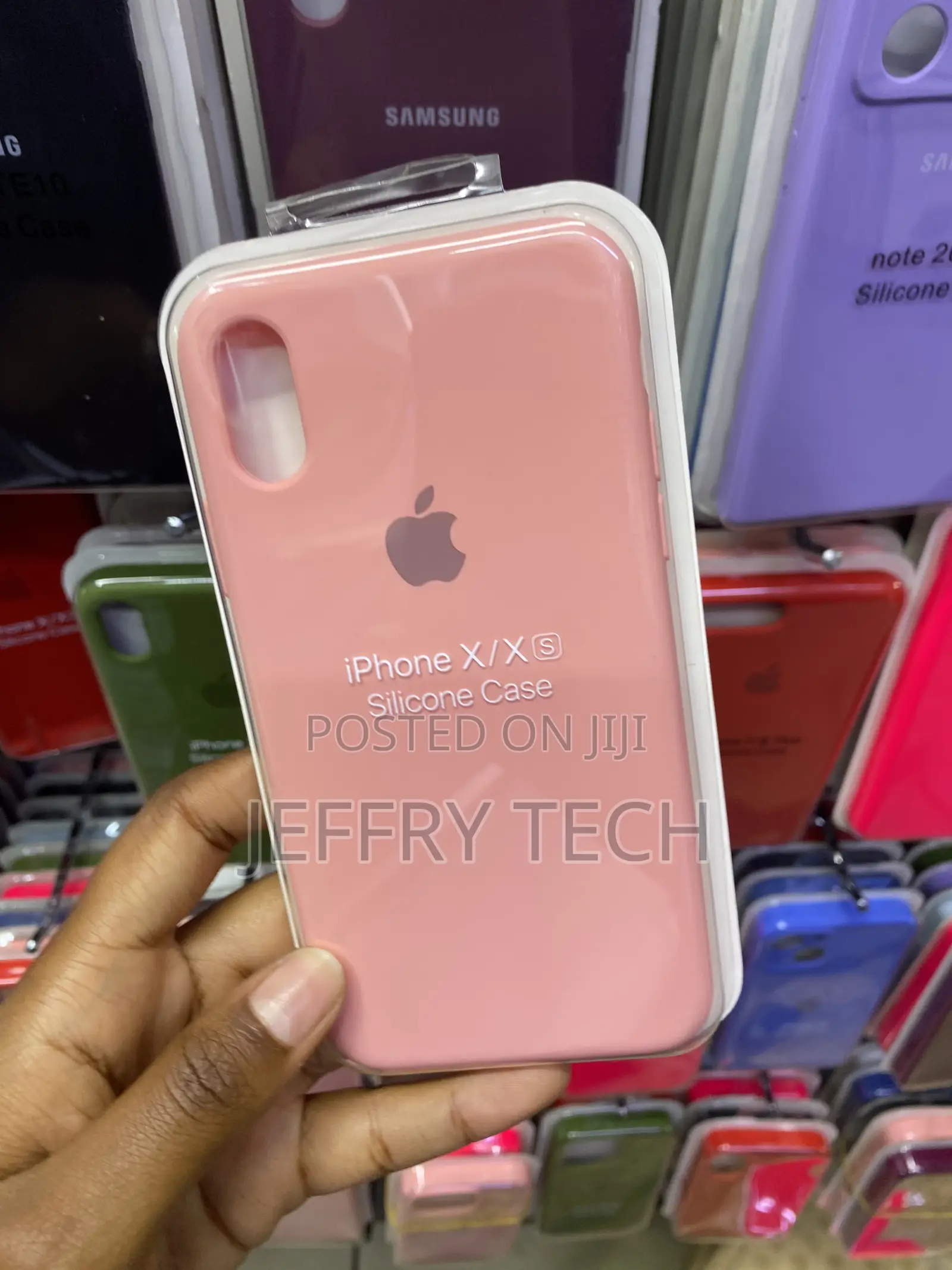 Oakxco for iPhone X/Xs Liquid Silicone Case -Baby Pink