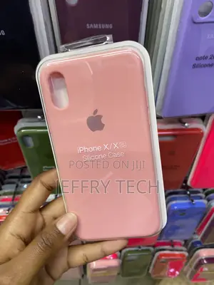 Oakxco for iPhone X/Xs Liquid Silicone Case -Baby Pink