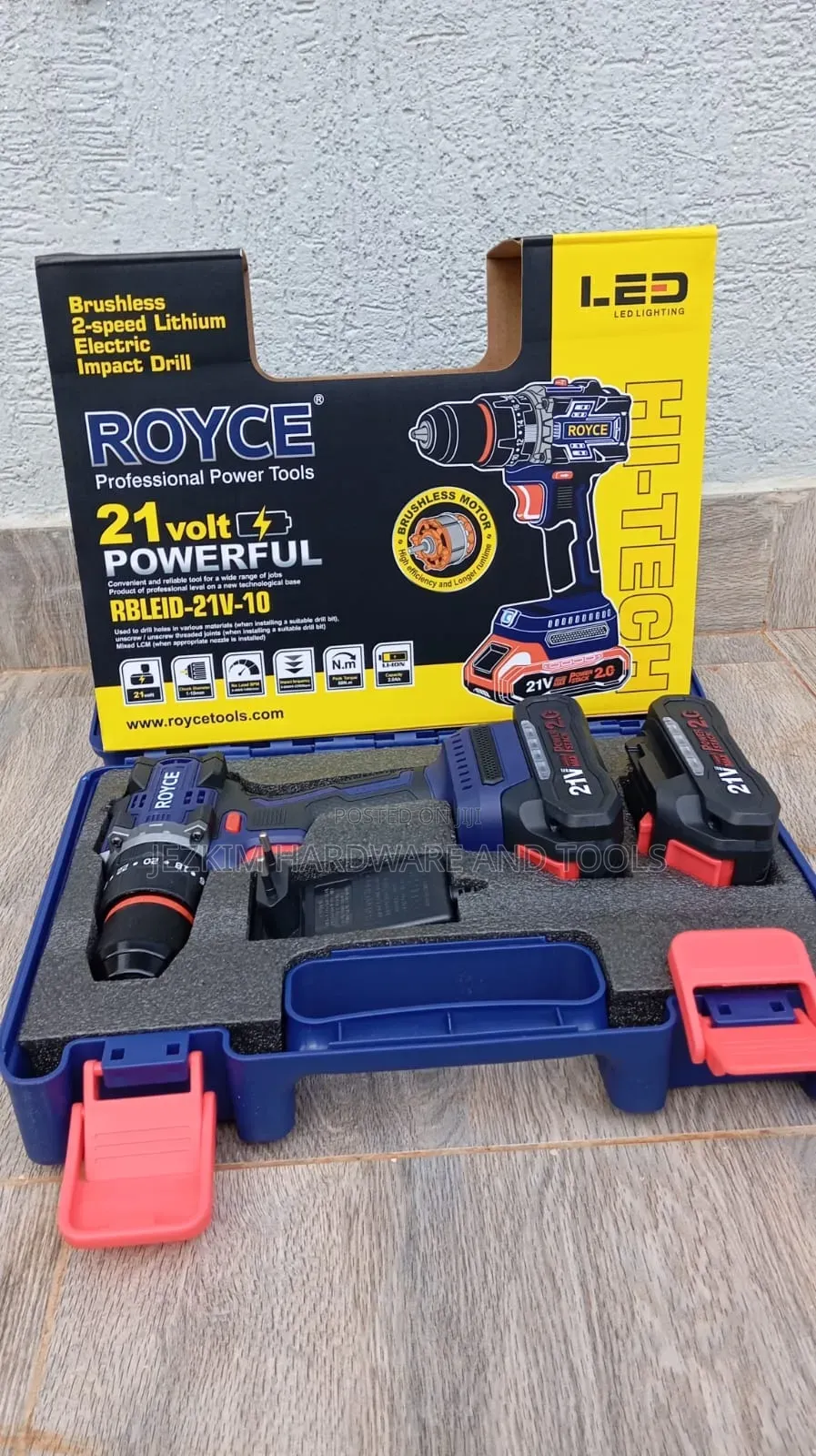 Cordless Drill 21v Brushless