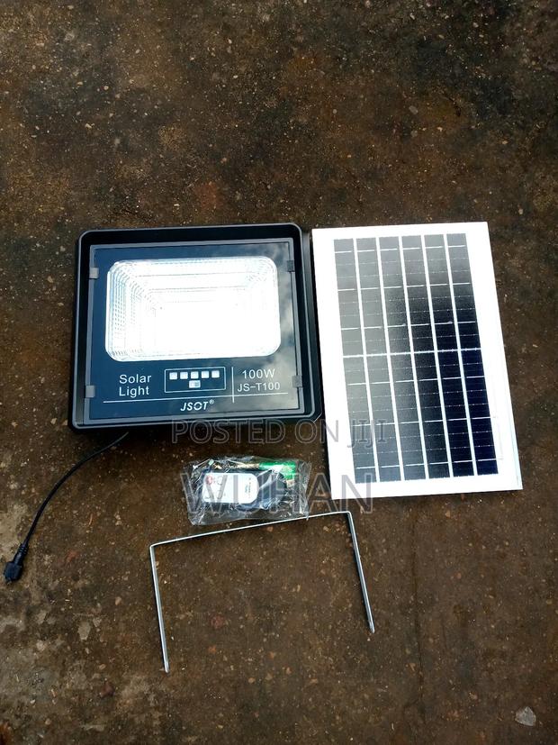 Jsot 100 Watts Automatic Solar Floodlight, Photo Sensor ,