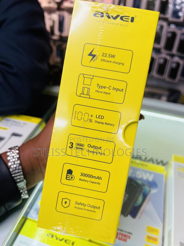 30000mah Awei Powerbank - thumbnail 3