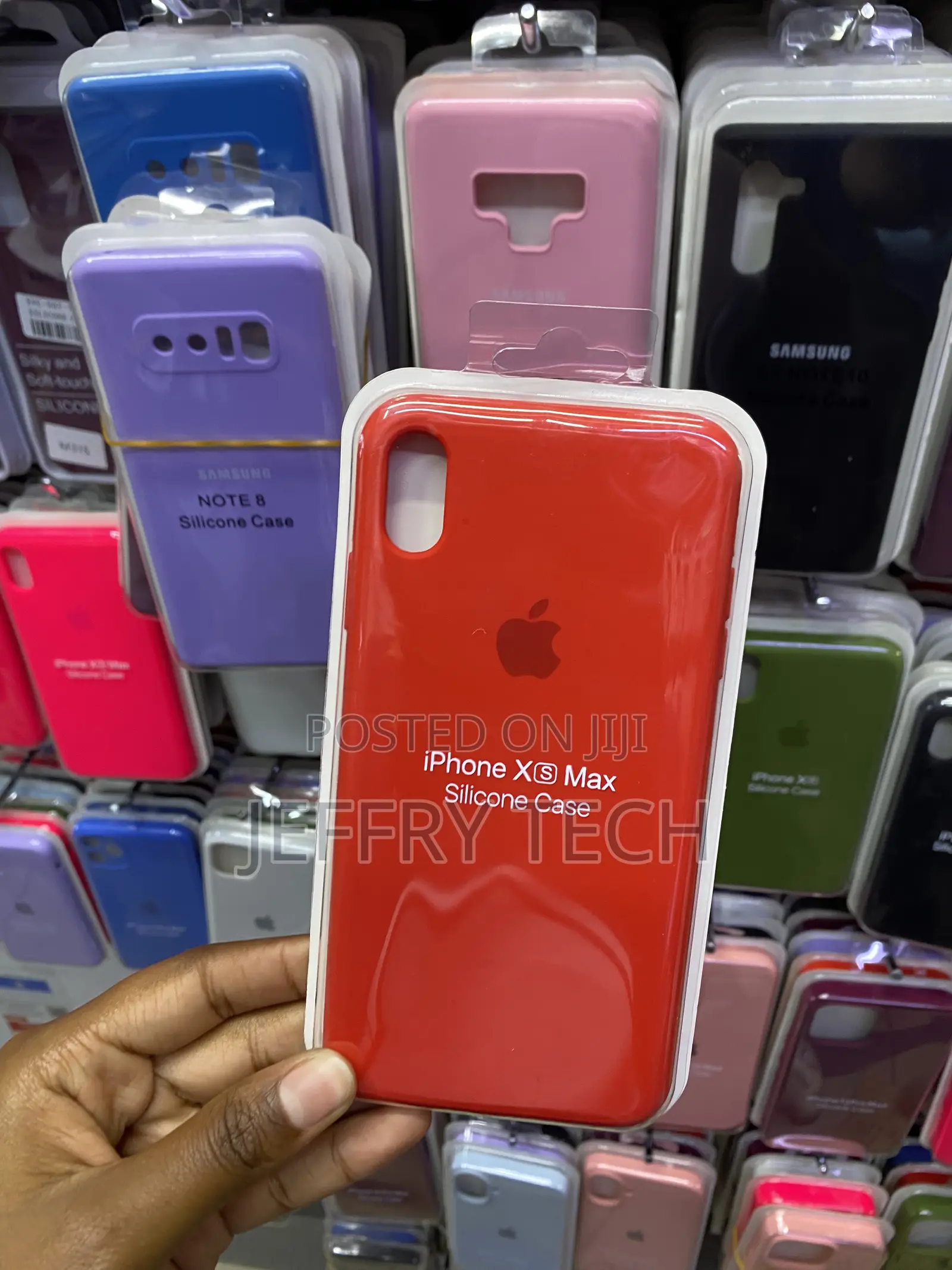 Oretech for iPhone Xs Max Liquid Silicone Case-0range