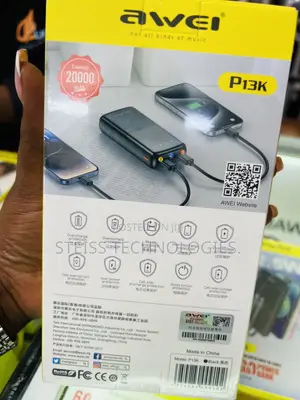 Awei 20000mah 22.5w Powerbank.