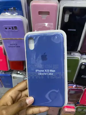 Leyi for iPhone Xs Max Liquid Silicone Apple Case -Blue