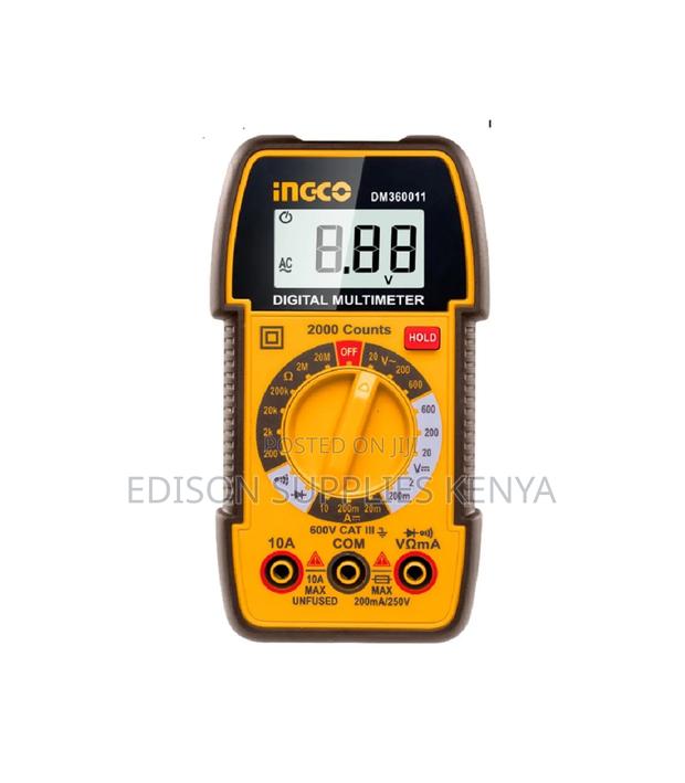 Digital Multimeter Ingco 600v 2000 Counts Dm360011 - thumbnail 4