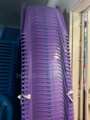 Purple Kenpoly Plastic Chair.Strong and Durable Chair