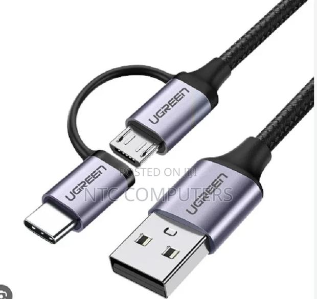 Ugreen Usb-a 3.0 to Micro Usb 3.0 Male Cable 0.5m .