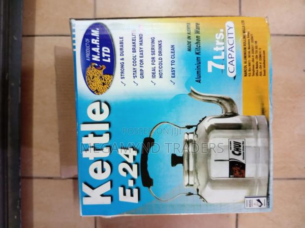 7ltr Aluminium Kettle/Birika Ya Chai/Picnic Kettle - thumbnail 3