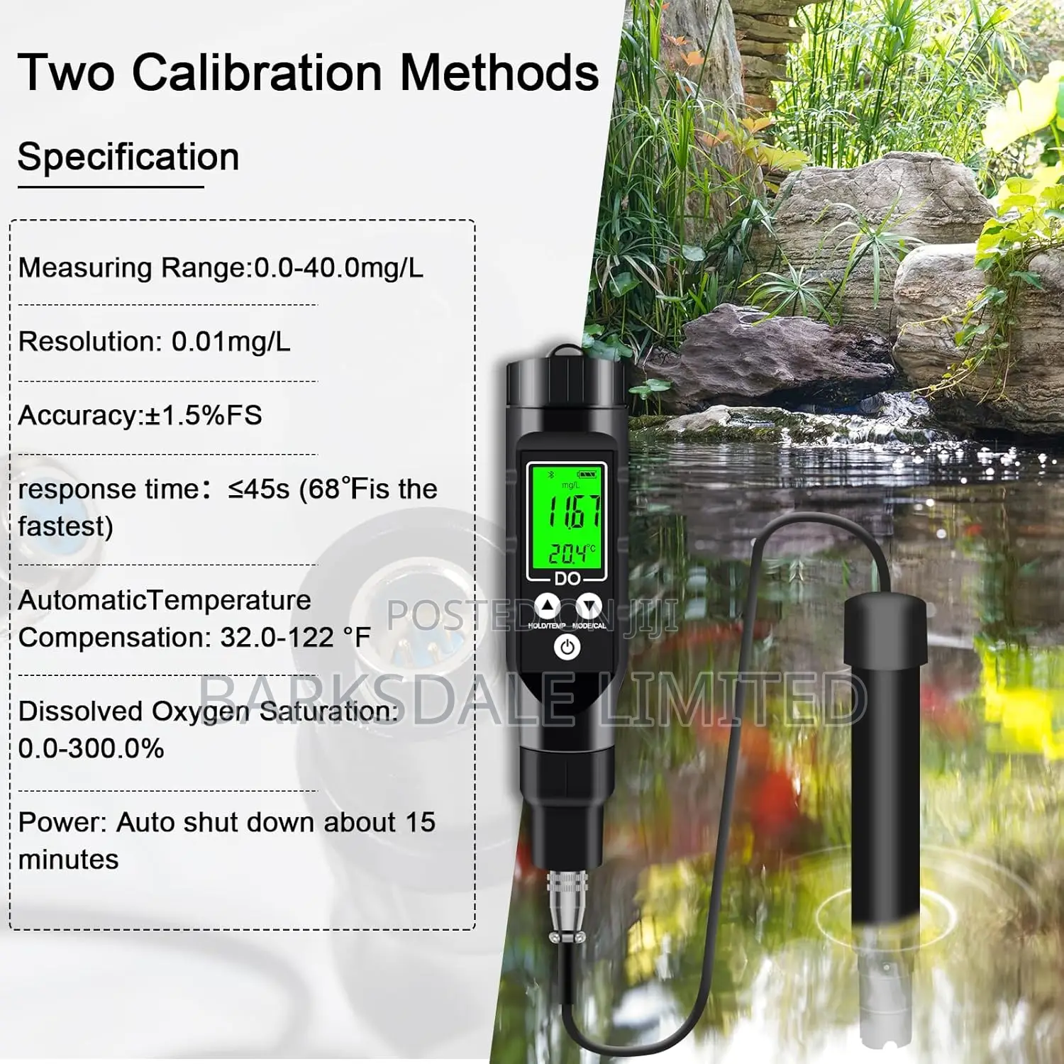 Dissolved Oxygen Meter Bluetooth Test Kit With Electrode