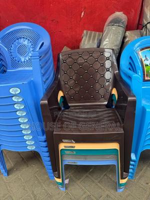 Dark Brown Plastic Chair. Strong and Durable Chair