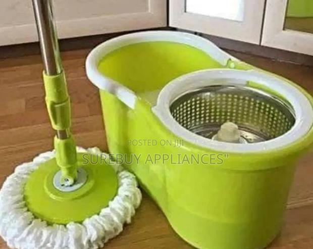 Spin Mop Stainless Steel Wash Basin - main view