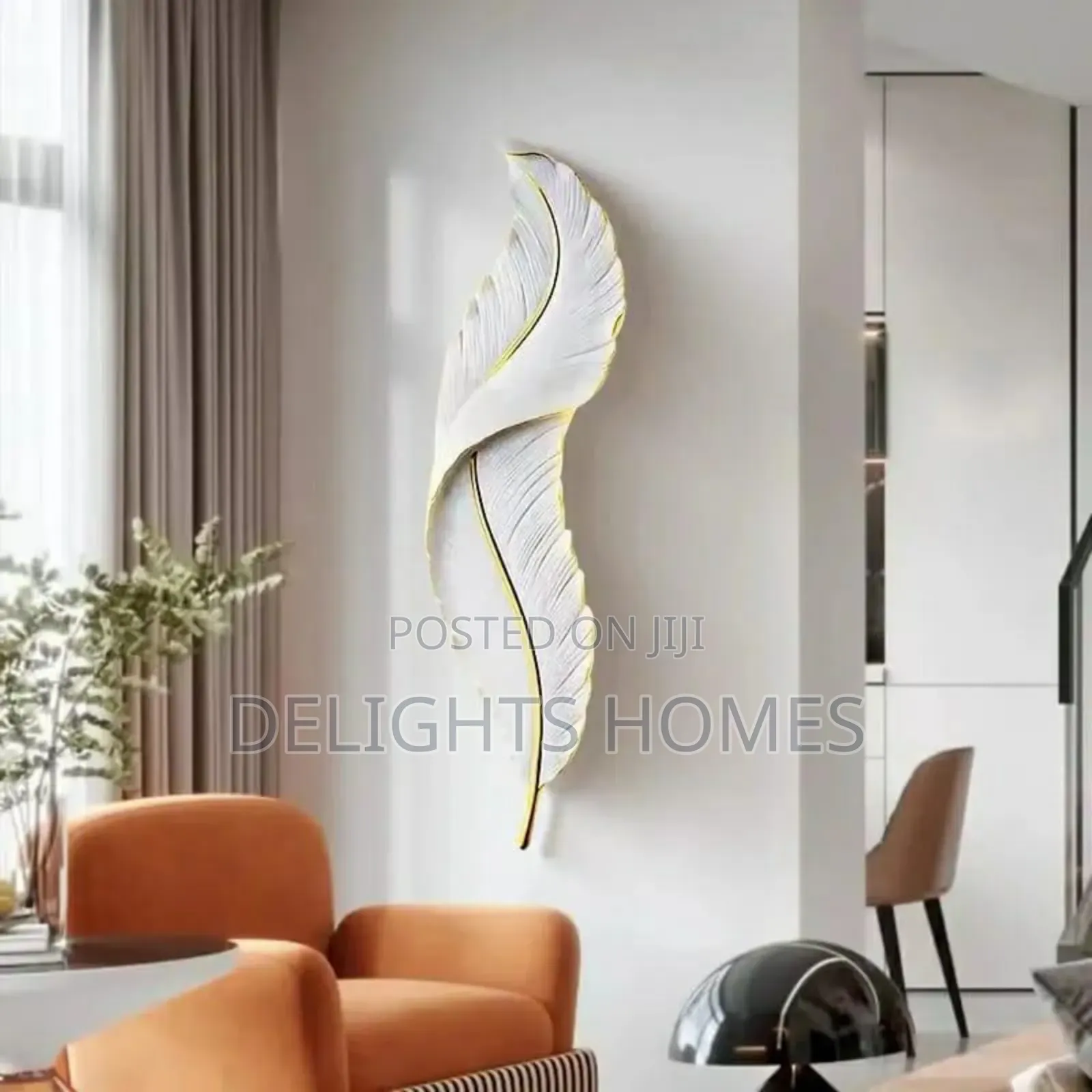 Nordic Feather Wall Lamp