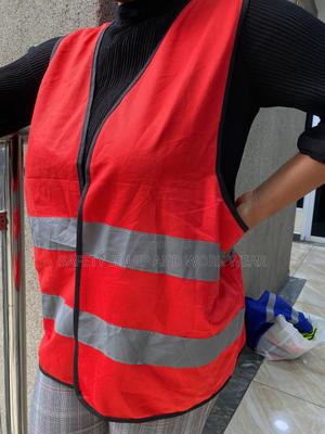 Reflector Vests Red For Night Shift Workers - thumbnail 2