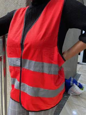 Reflector Vests Red For Night Shift Workers