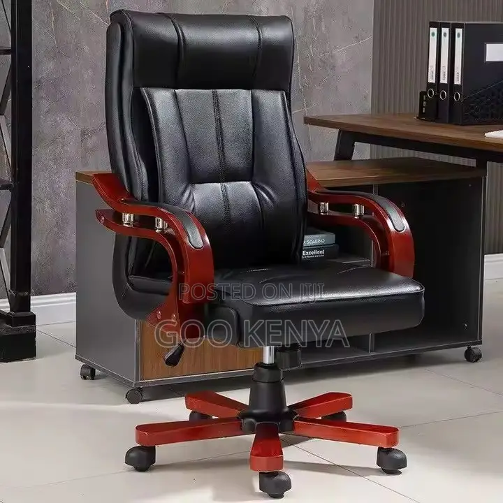 Office Chair ; Luxury Leather Chair With Backrest
