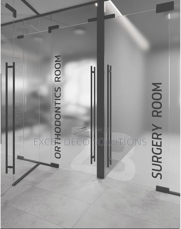 Office Partition Frosted Obscure Glass Film