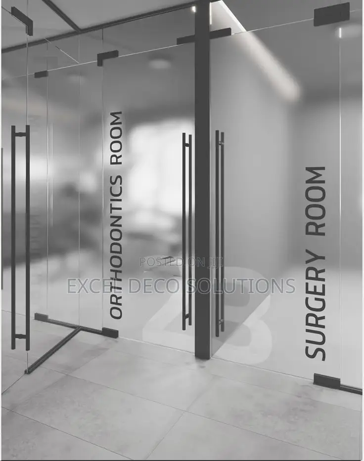 Office Partition Frosted Obscure Glass Film