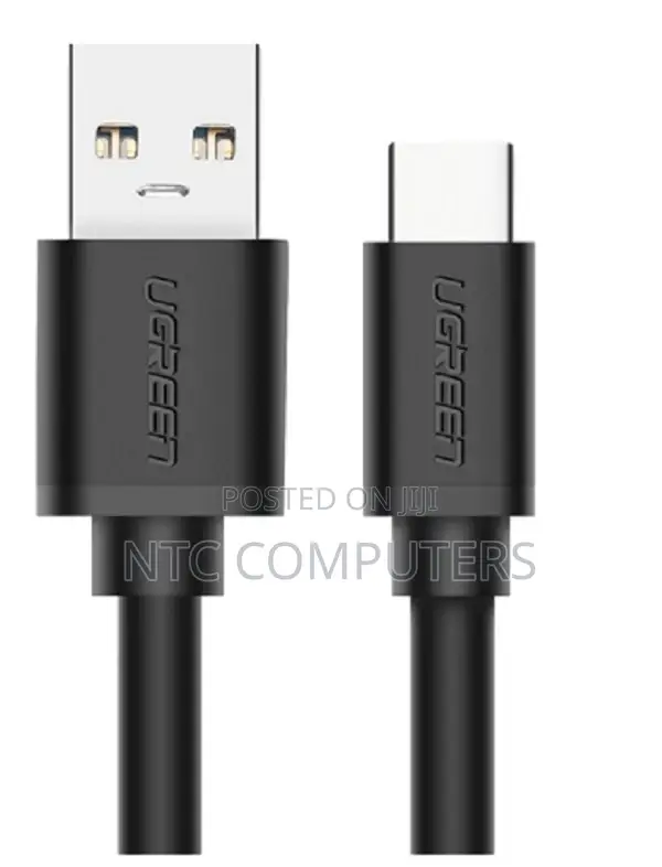 Ugreen Usb 3.0 a Male to Type C Male Cable Nickel