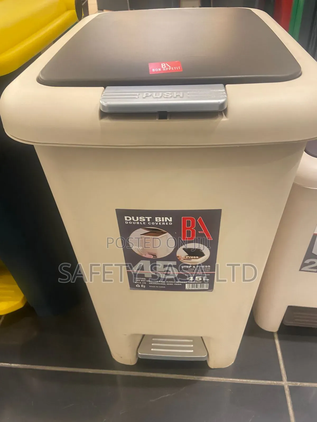 Pedal/Push Dustbin