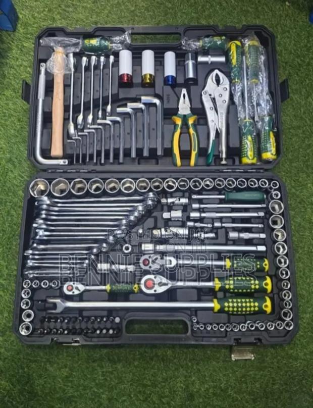 142 Toolbox / 142 Combination Socket Spanner Set