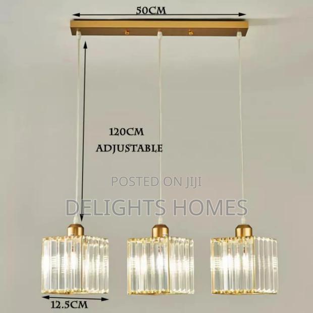 Nordic 3 in 1 Ceiling Crystal Chanderlier - thumbnail 2