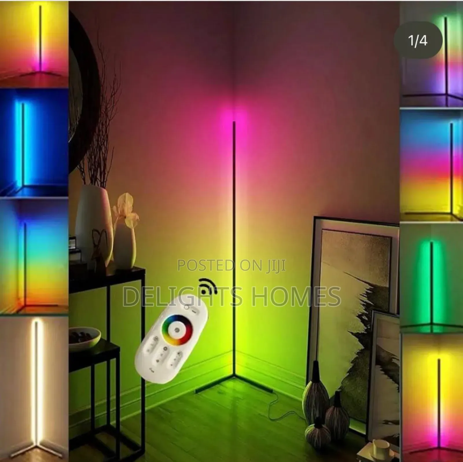 Nordic RGB Corner Floor Lamp