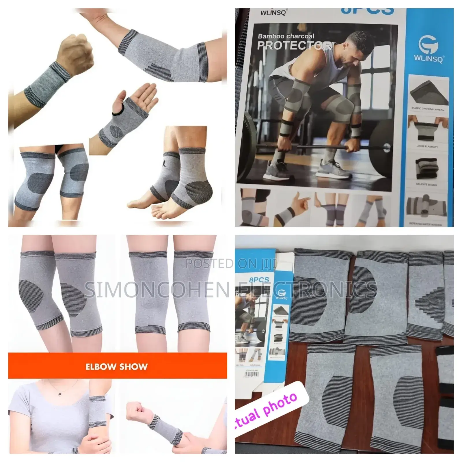 8pcs Gym Protective Gear