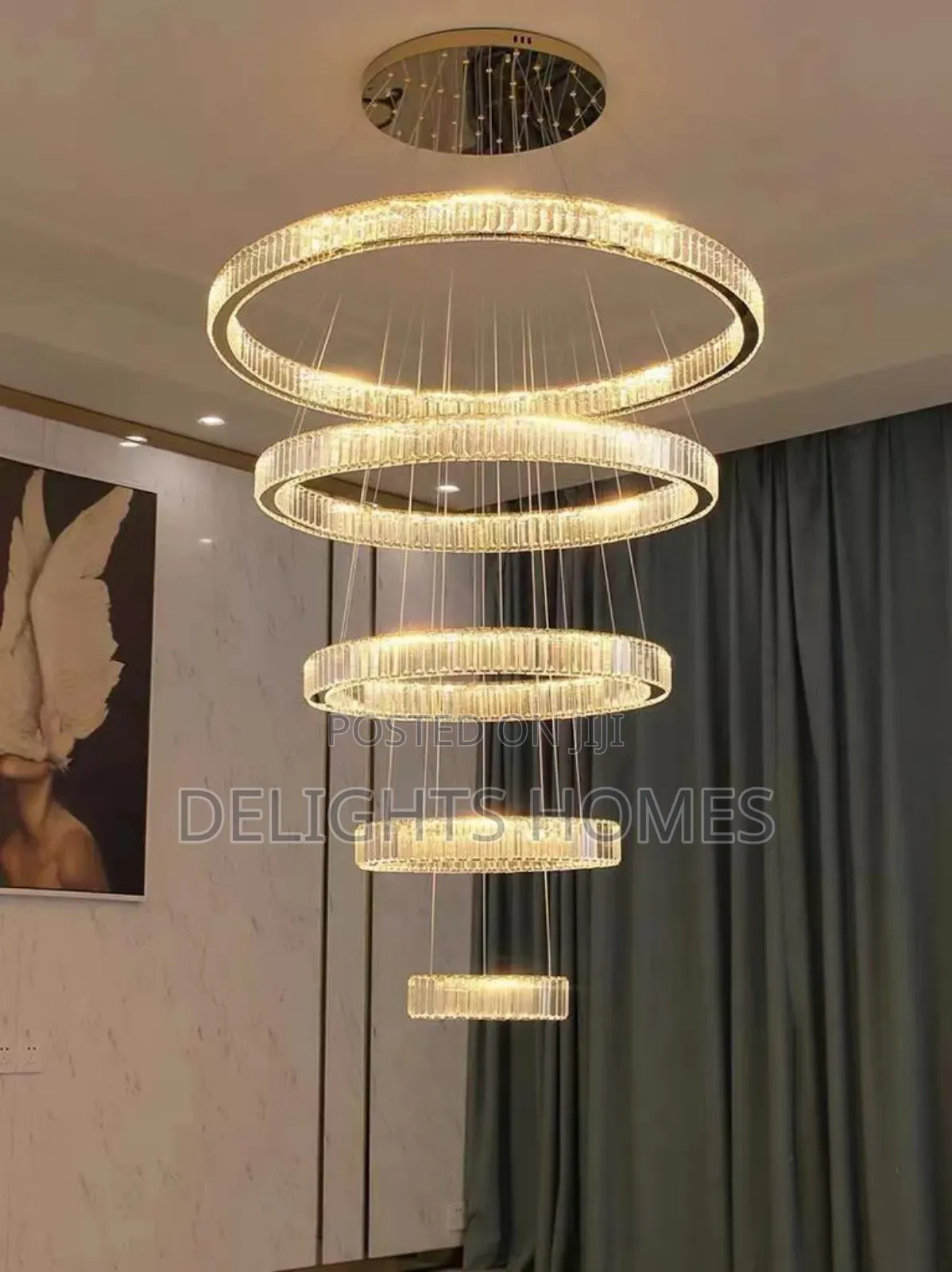  Crystal Staircase Light
