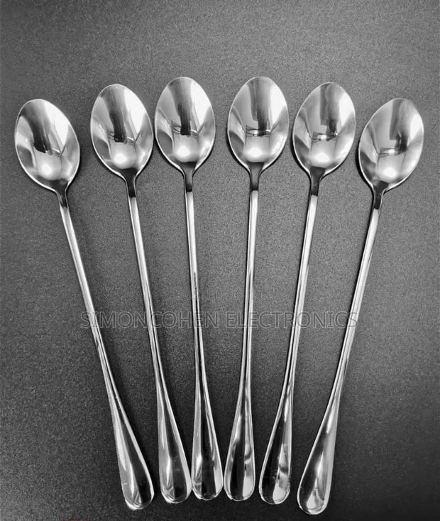 6pcs Boyuan Stainless Steel Long Tea Spoon