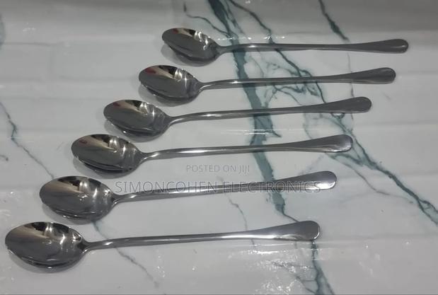6pcs Boyuan Stainless Steel Long Tea Spoon - thumbnail 2