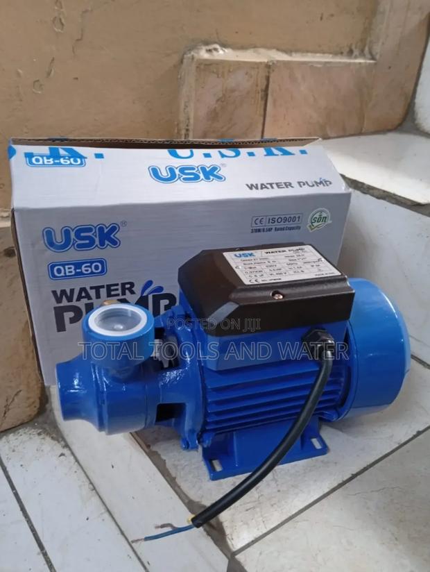 Durable Usk Surface Water Pump 0.5hp 3 Core Cable 28m Head - main view