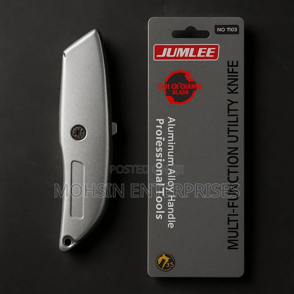 Jumlee Utility Knife – Precision Cuts in a Sleek Alloy Body