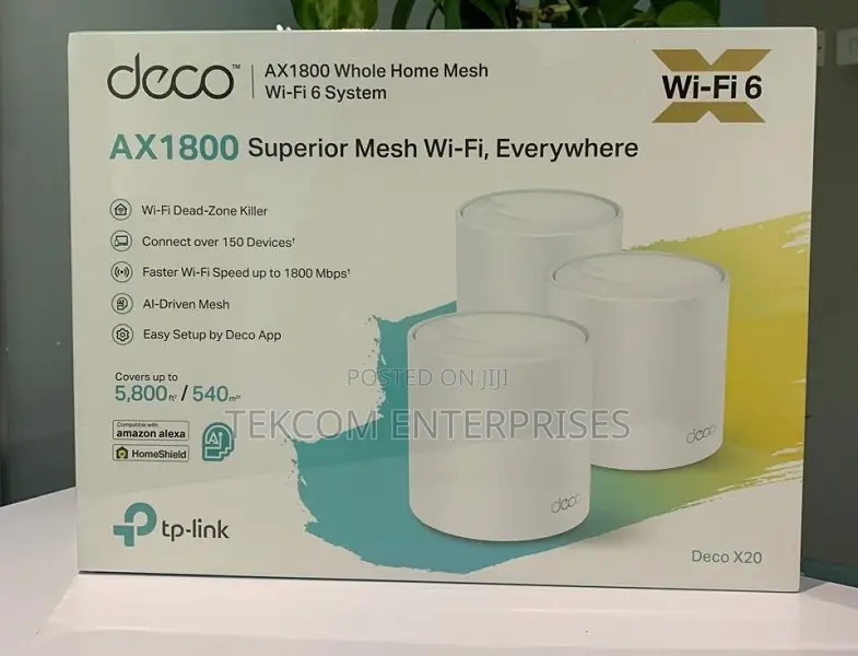 Tp-Link Deco X20 Ax1800 Wifi 6 System 3-Pac