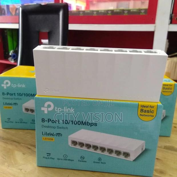 Tp-Link 8-Port 100mbps Desktop Switch - Tl-Ls1008 - thumbnail 2
