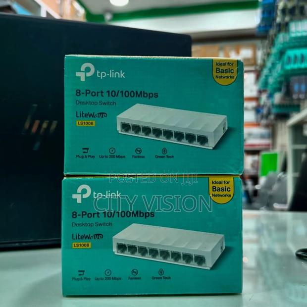 Tp-Link 8-Port 10/100mbps Desktop Switch - Tl-Ls1008 - thumbnail 3
