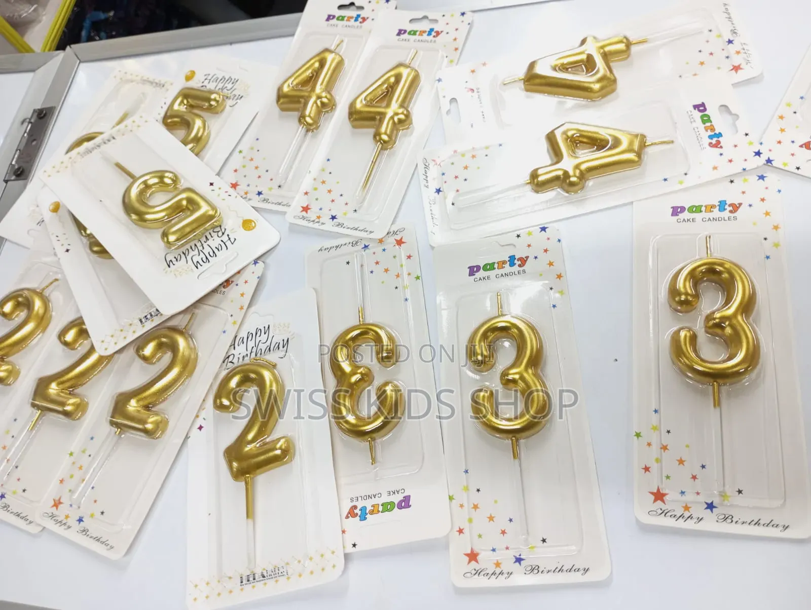 Birthday Cake Numbers Candles/ Birthday Cake Candles