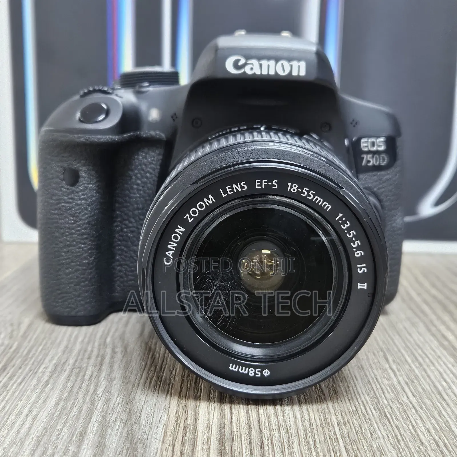 Canon 750dwith Kit Lens 18-55mm