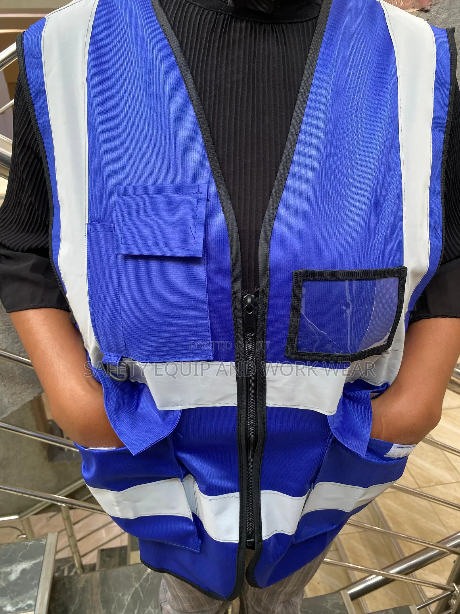 . Executive Reflector Vests – Premium Quality With Id Slot